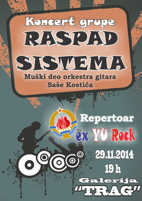 Koncert grupe RASPAD SISTEMA 